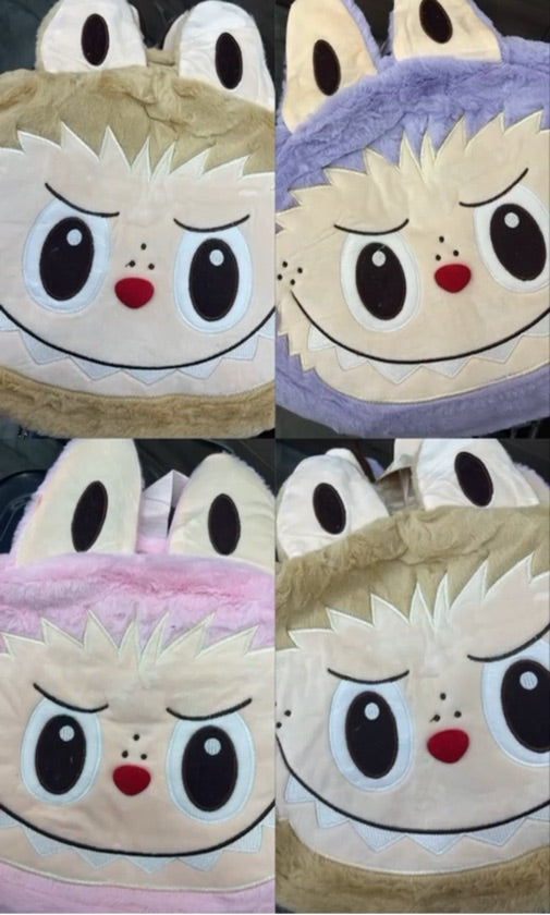 Bolso Peluche Cara Labubu